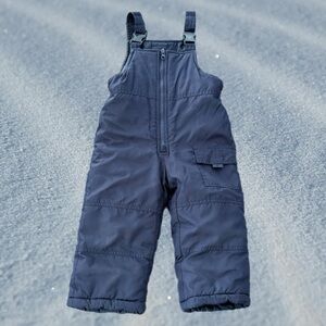 Warm Toddler Kids Navy Blue Snow Bib Size 3T from Carter’s - Perfect for Winter